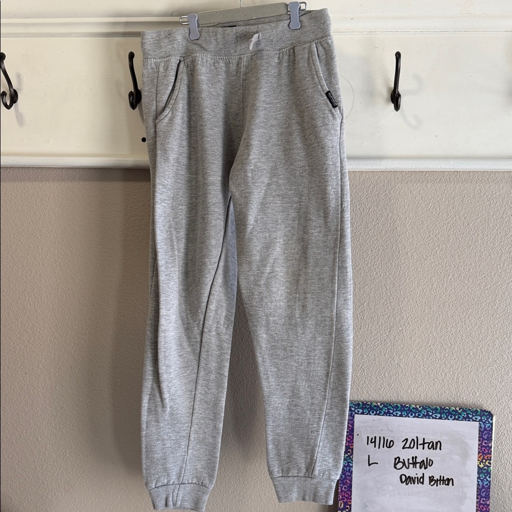 Buffalo David Bitton Kids Light Gray Sweatpants